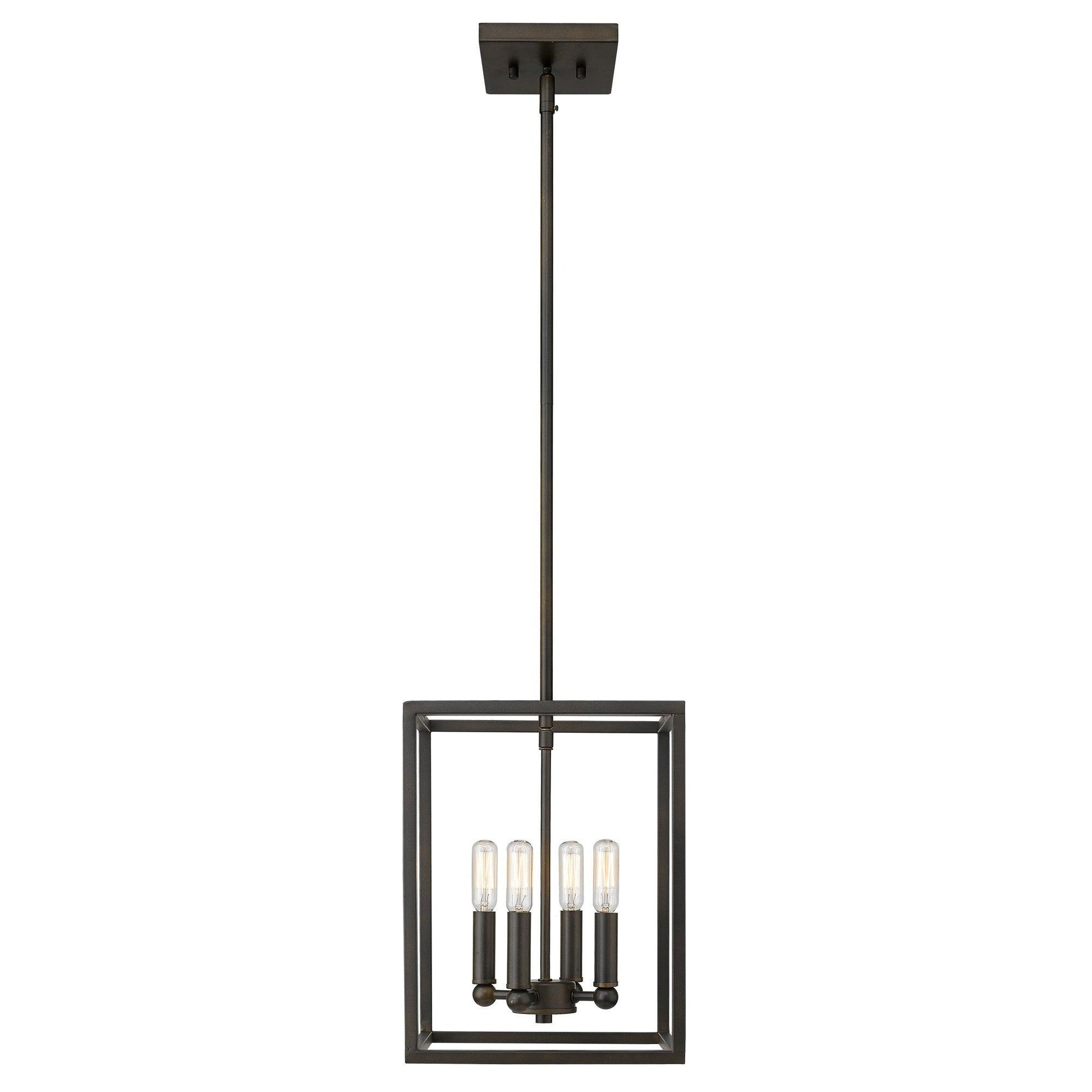 Cobar 4-Light Oil-Rubbed Bronze Pendant - AFS