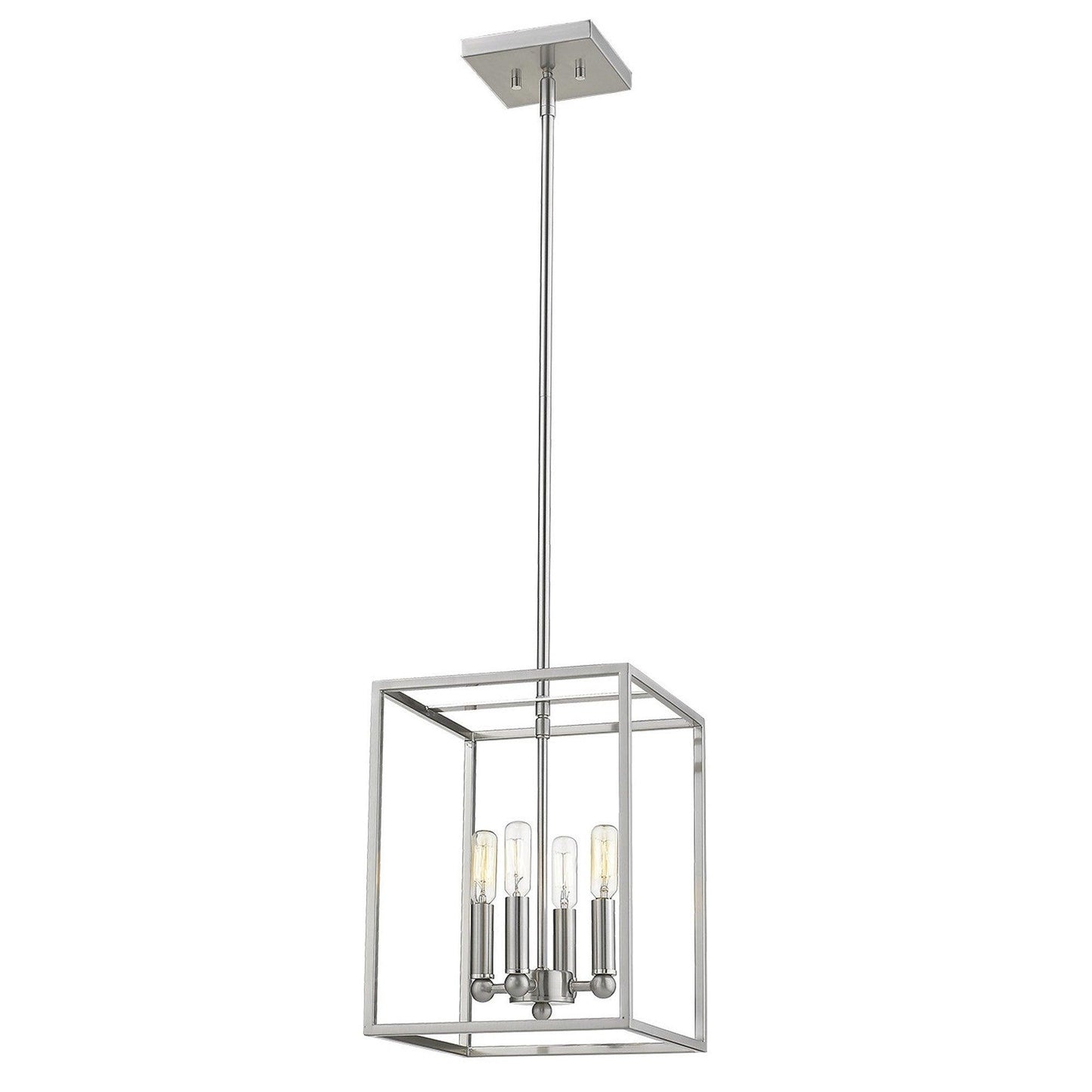 Cobar 4-Light Satin Nickel Pendant - AFS