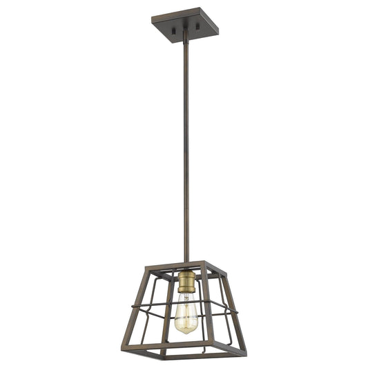 Charley 1-Light Oil-Rubbed Bronze Mini-Pendant - AFS