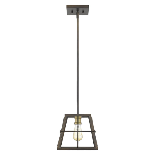 Charley 1-Light Oil-Rubbed Bronze Mini-Pendant - AFS