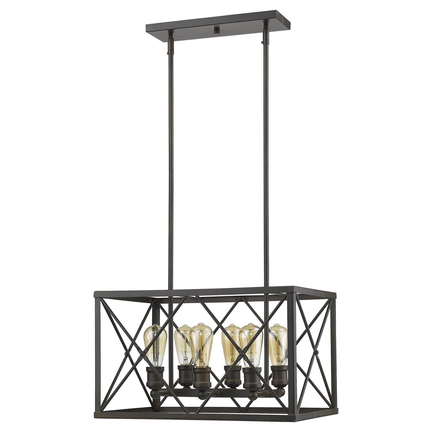 Brooklyn 6-Light Oil-Rubbed Bronze Pendant - AFS