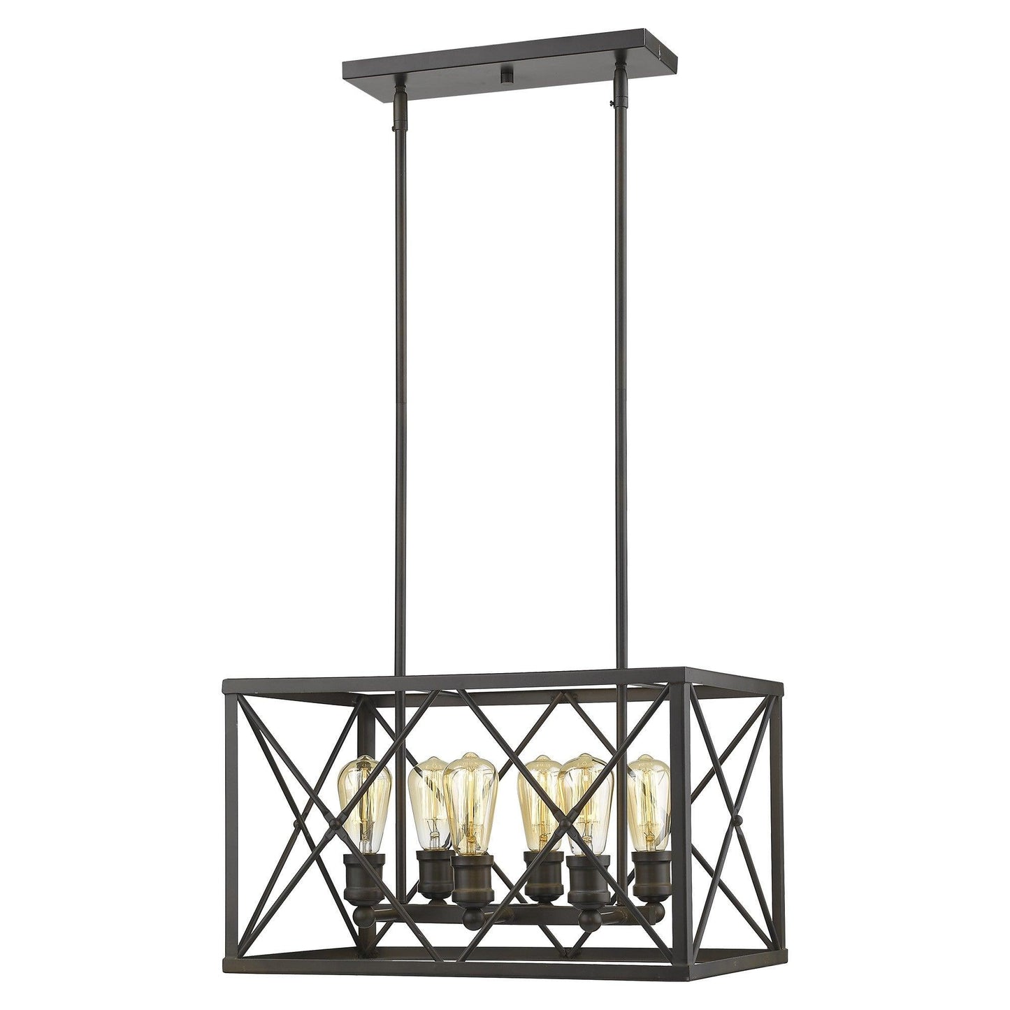 Brooklyn 6-Light Oil-Rubbed Bronze Pendant - AFS