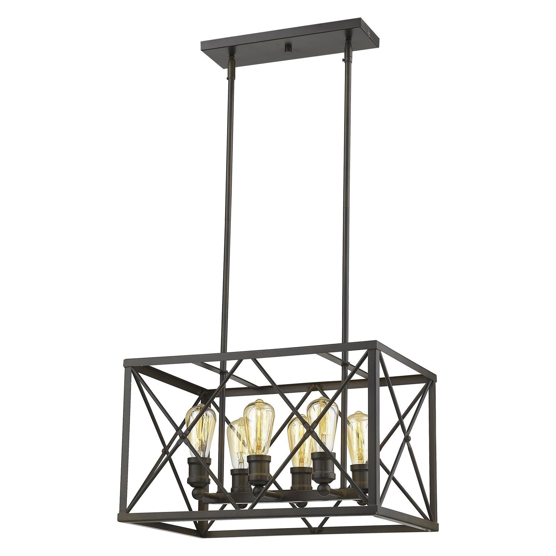 Brooklyn 6-Light Oil-Rubbed Bronze Pendant - AFS