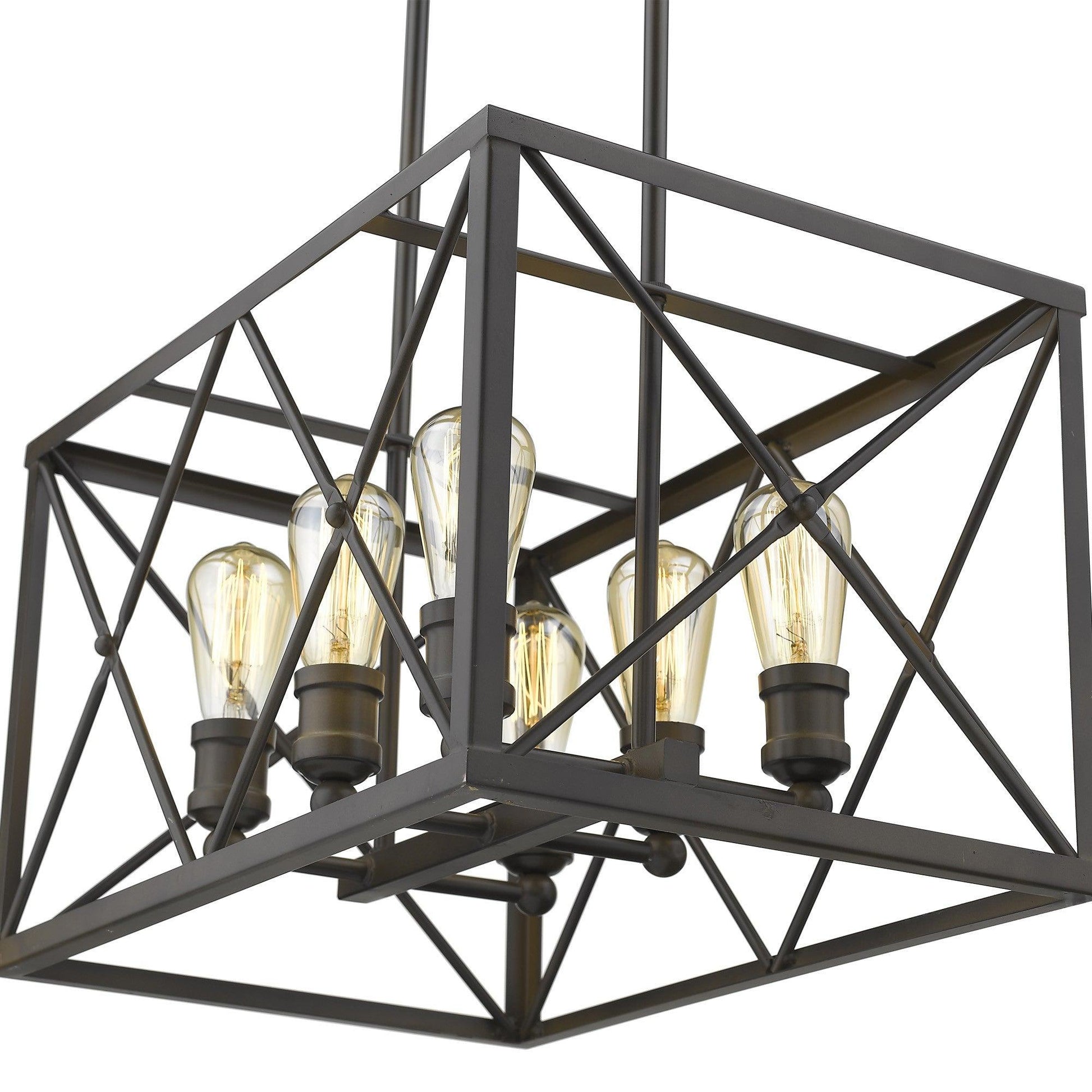 Brooklyn 6-Light Oil-Rubbed Bronze Pendant - AFS