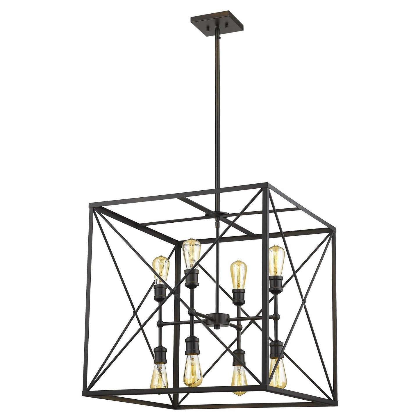 Brooklyn 8-Light Oil-Rubbed Bronze Pendant - AFS