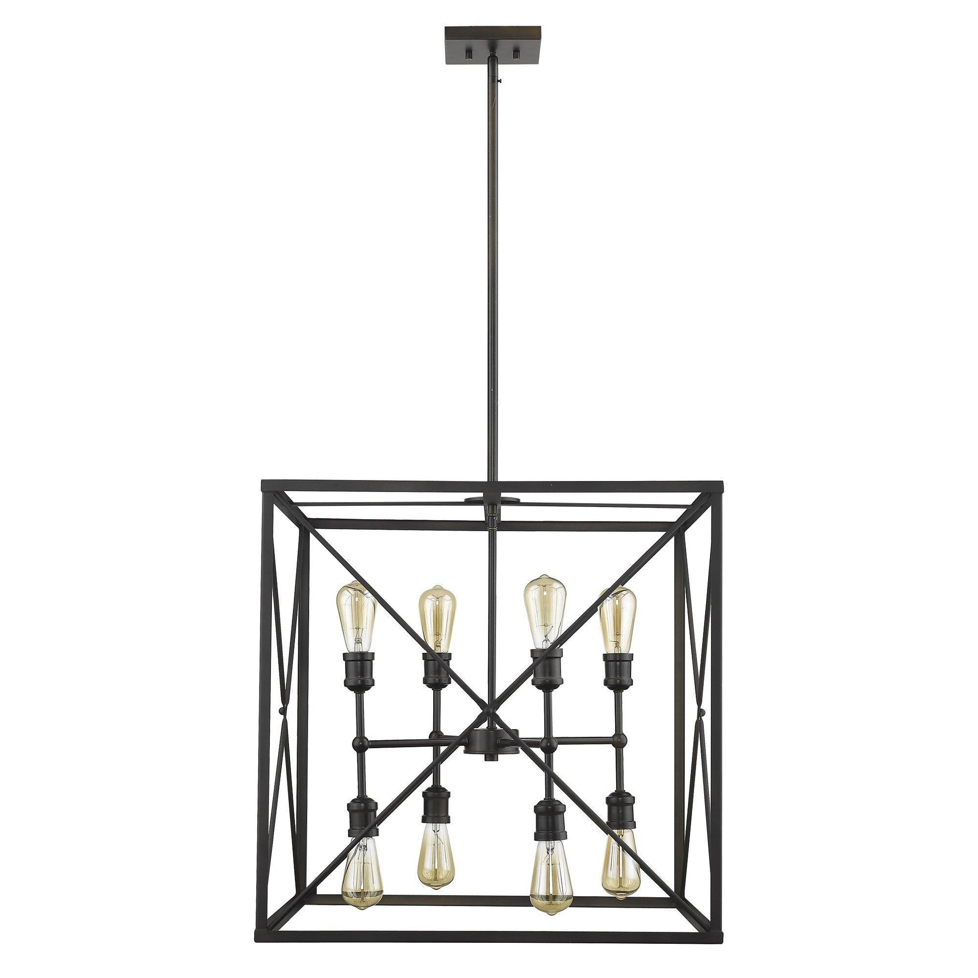 Brooklyn 8-Light Oil-Rubbed Bronze Pendant - AFS