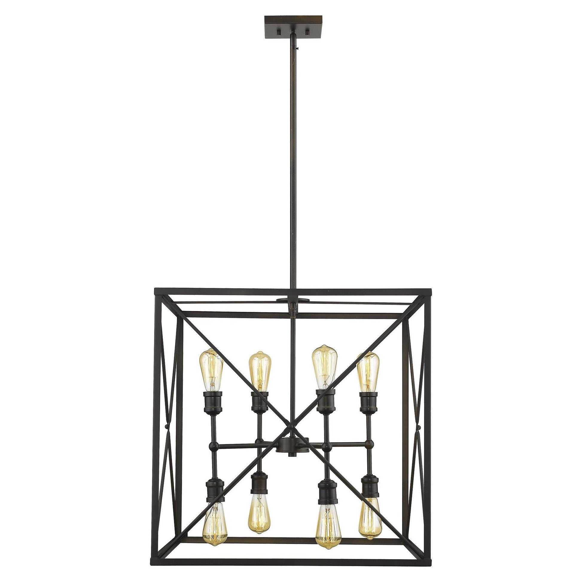 Brooklyn 8-Light Oil-Rubbed Bronze Pendant - AFS