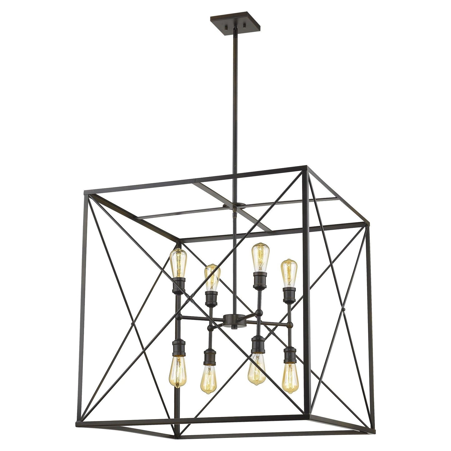 Brooklyn 8-Light Oil-Rubbed Bronze Pendant - AFS