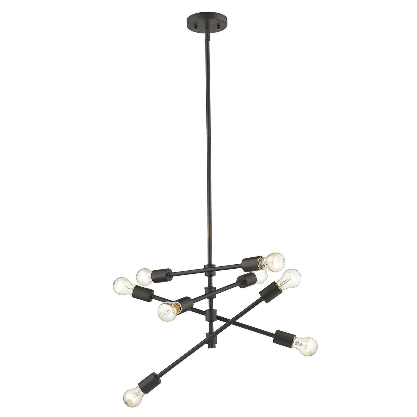 Calix 8-Light Oil-Rubbed Bronze Pendant - AFS