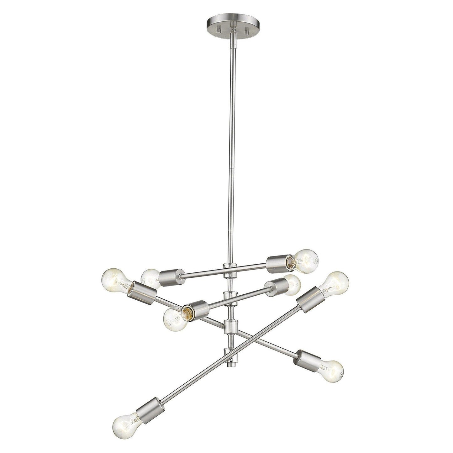 Calix 8-Light Satin Nickel Pendant - AFS