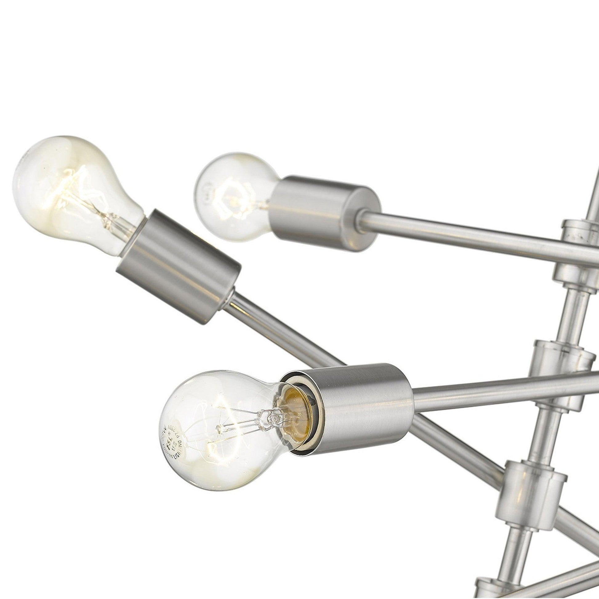 Calix 8-Light Satin Nickel Pendant - AFS