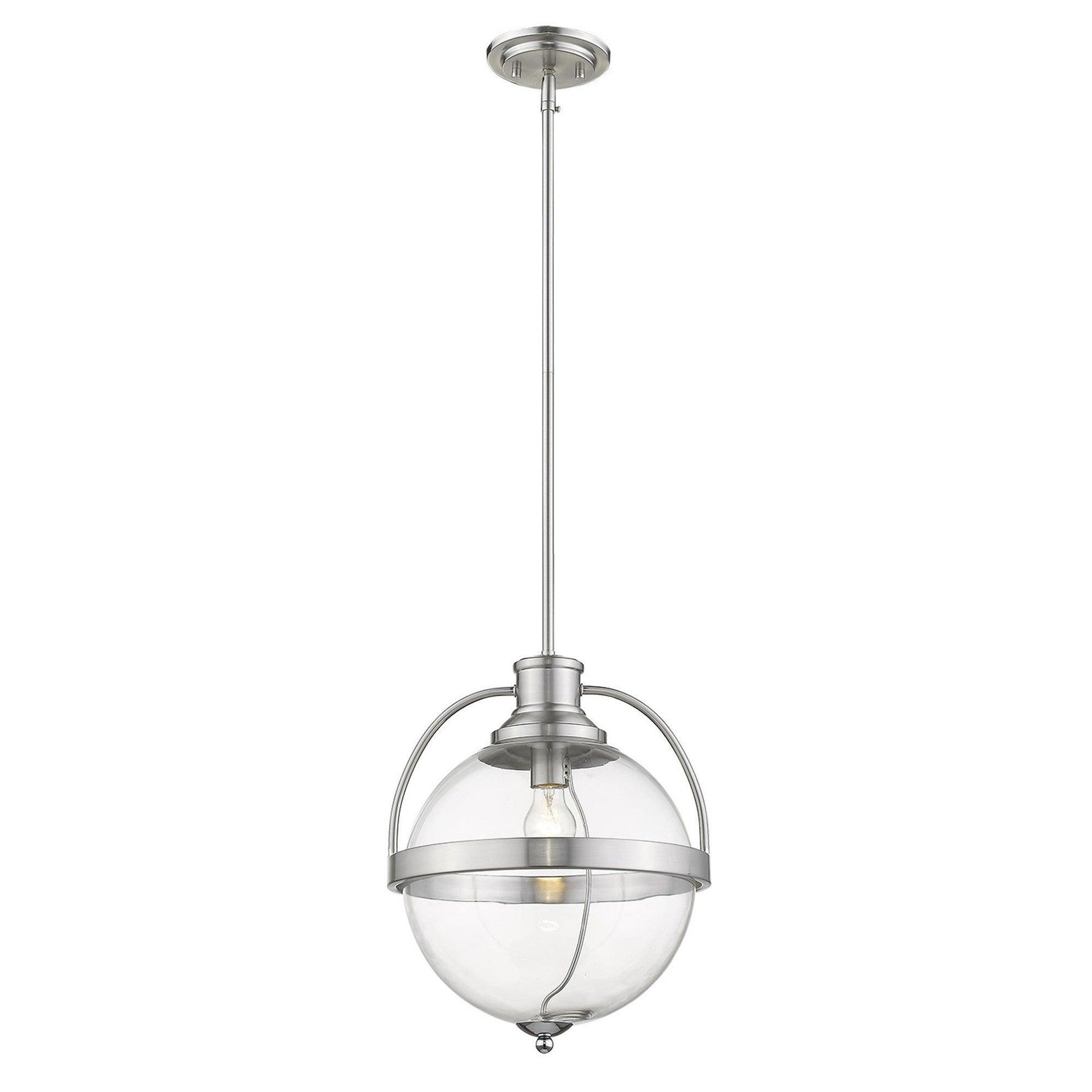 Kassian 1-Light Satin Nickel Pendant - AFS