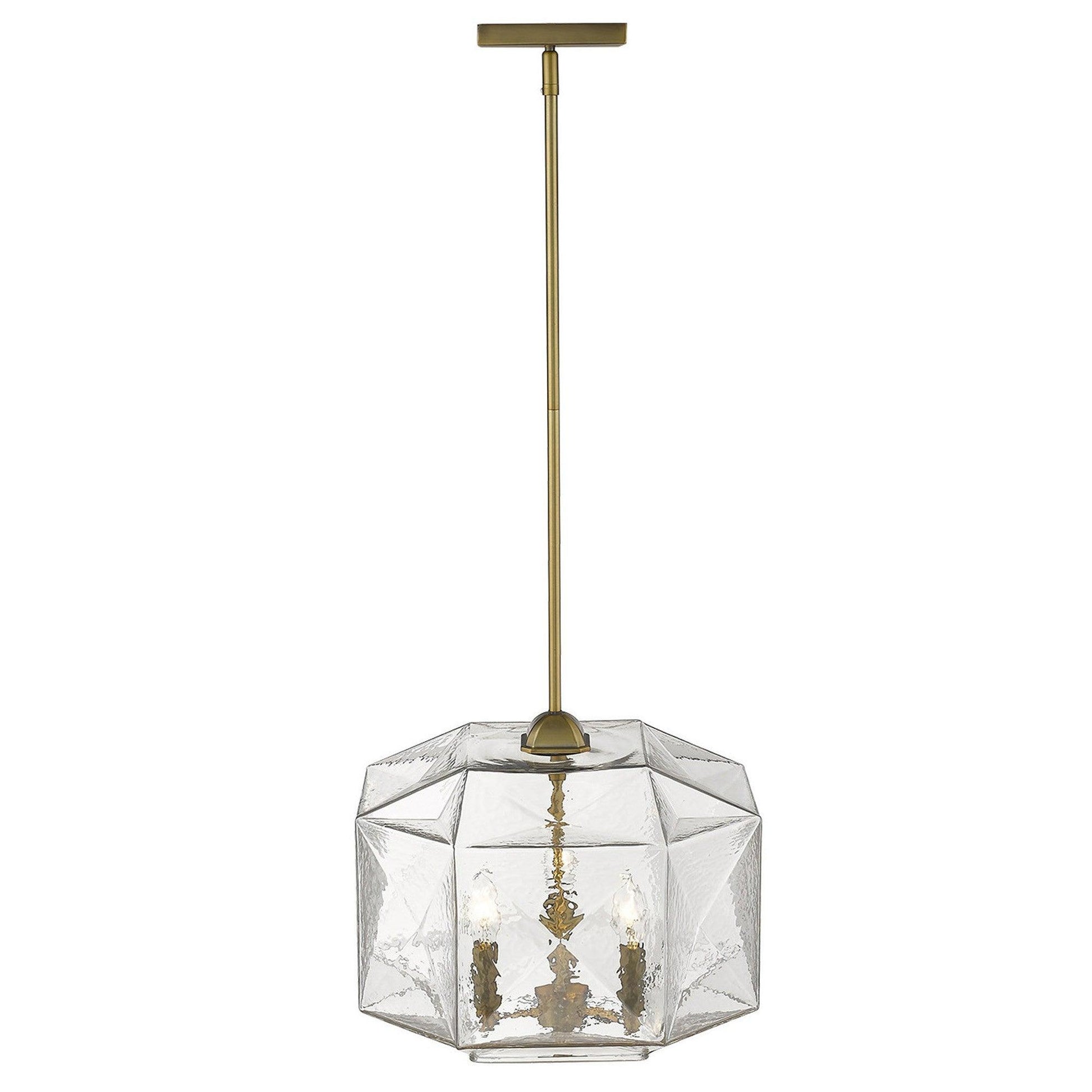 Loft 3-Light Brass Pendant - AFS