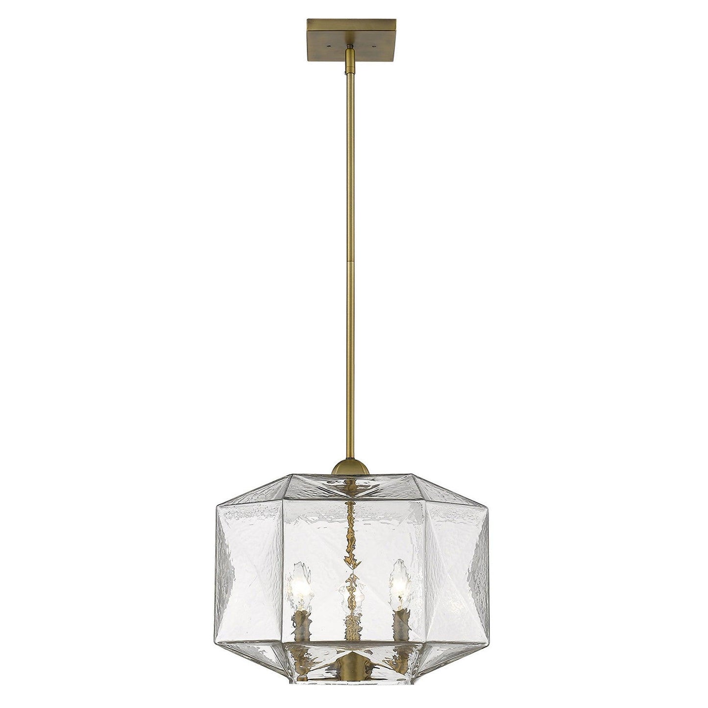 Loft 3-Light Brass Pendant - AFS