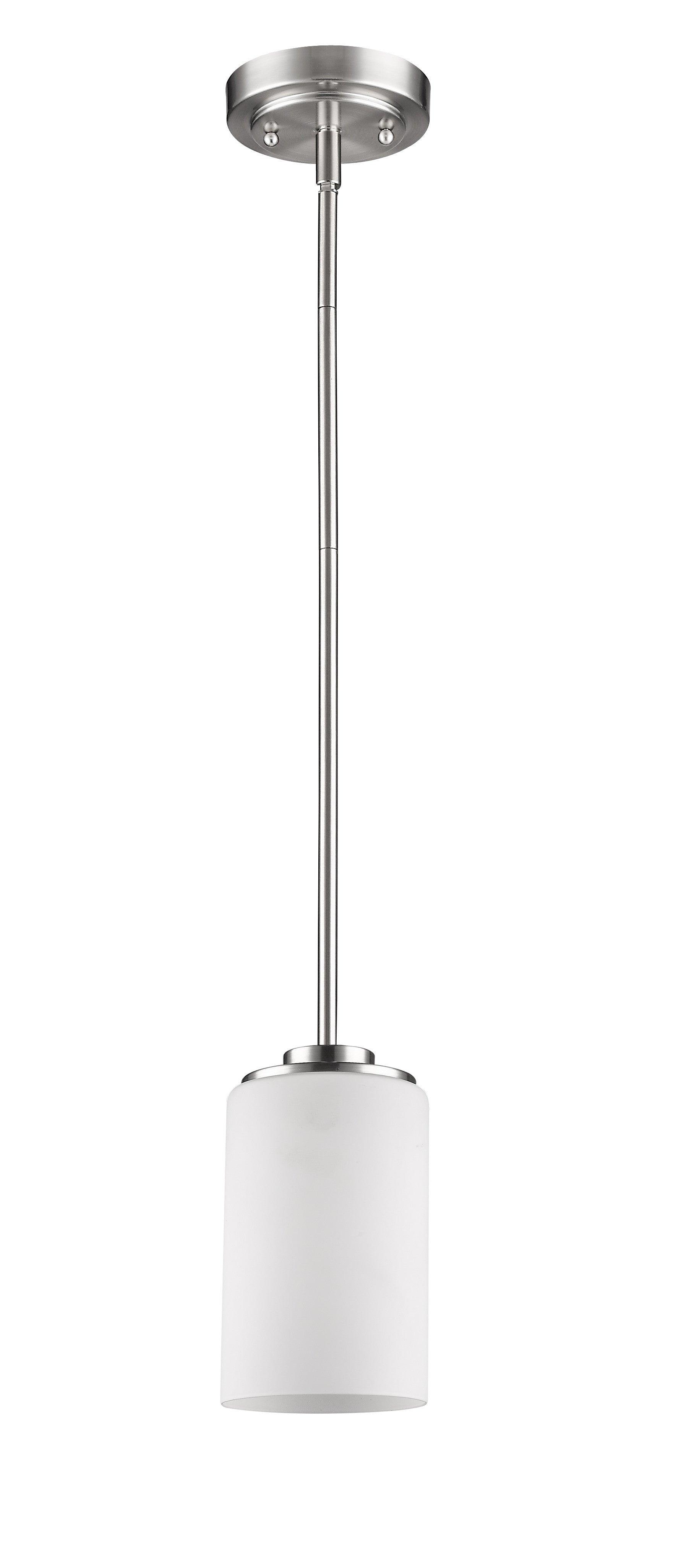 Silver Frosted Glass Hanging Light - AFS