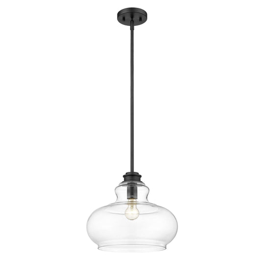 Torrel 1-Light Matte Black Pendant - AFS