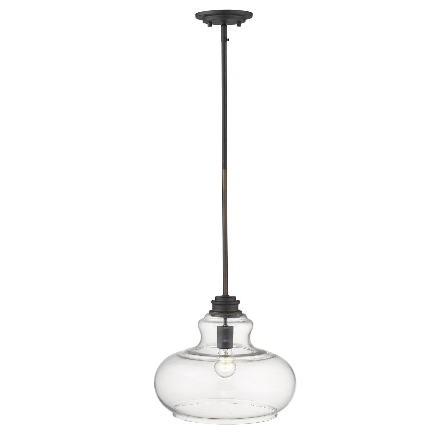 Torrel 1-Light Oil-Rubbed Bronze Pendant - AFS