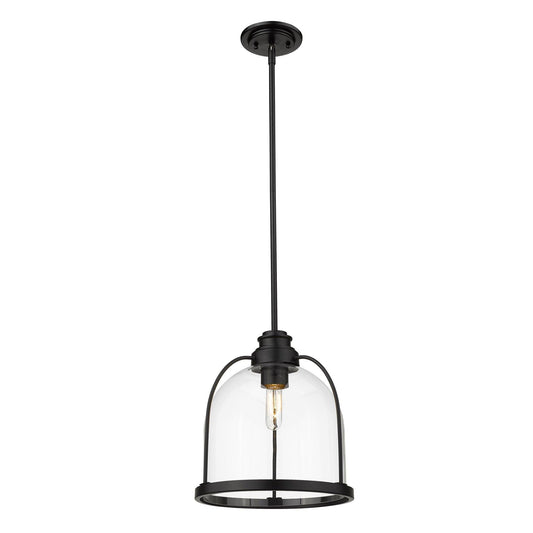 Stanton 1-Light Matte Black Pendant - AFS