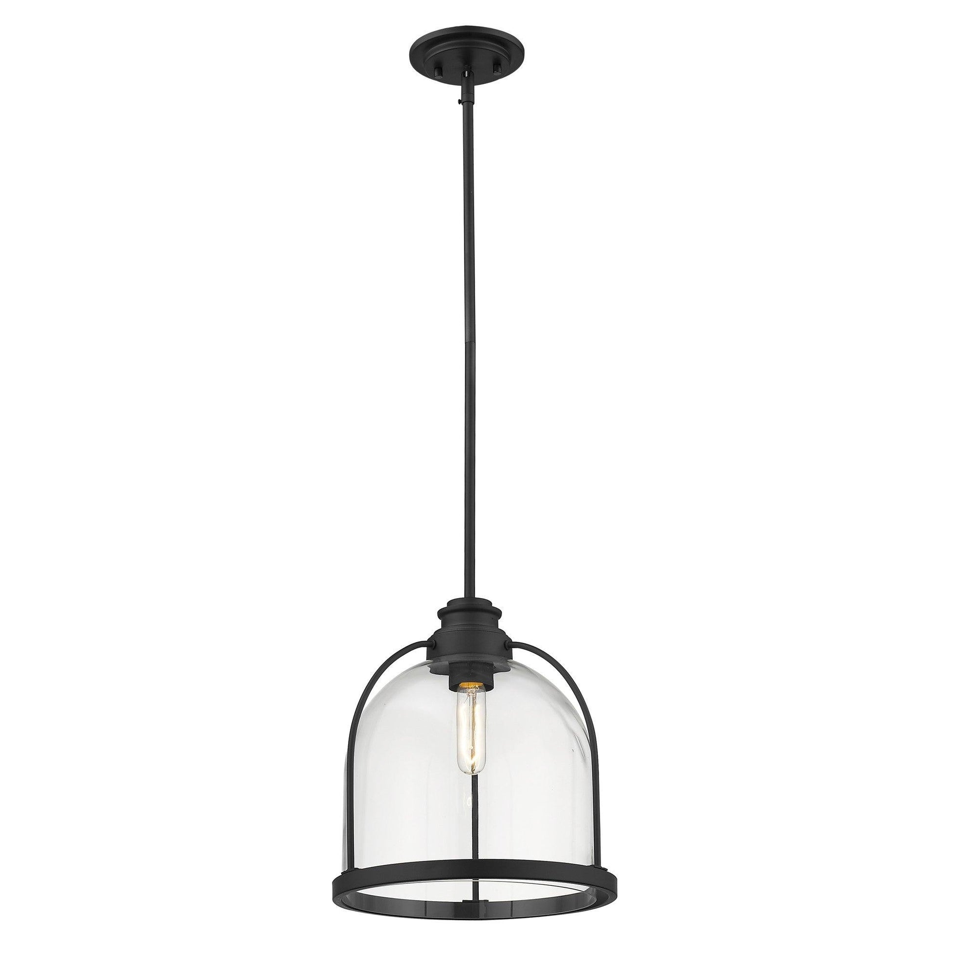 Stanton 1-Light Matte Black Pendant - AFS