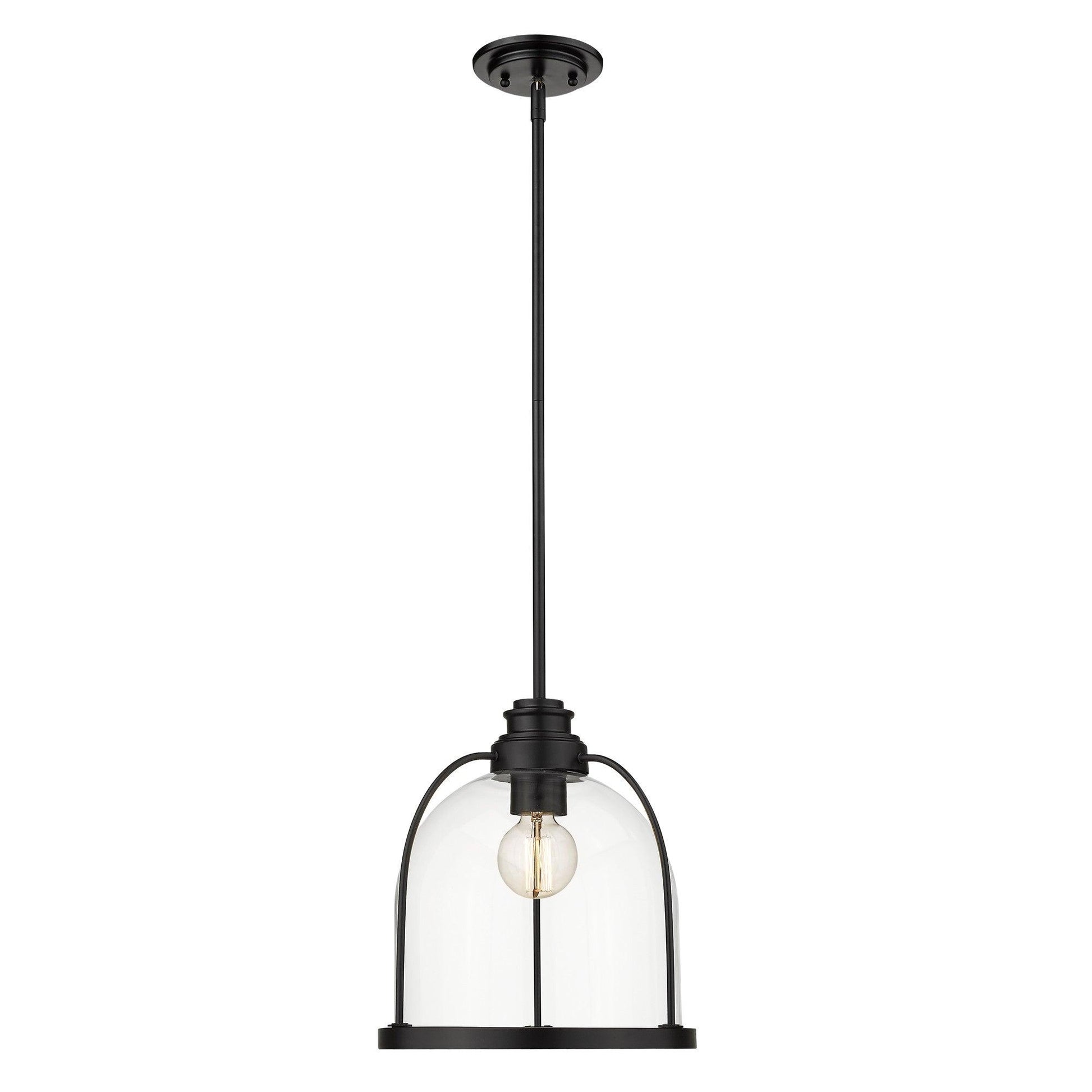 Stanton 1-Light Matte Black Pendant - AFS