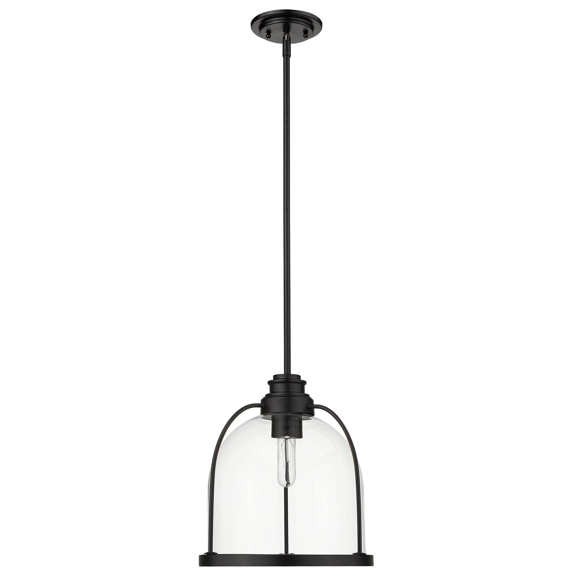 Stanton 1-Light Matte Black Pendant - AFS