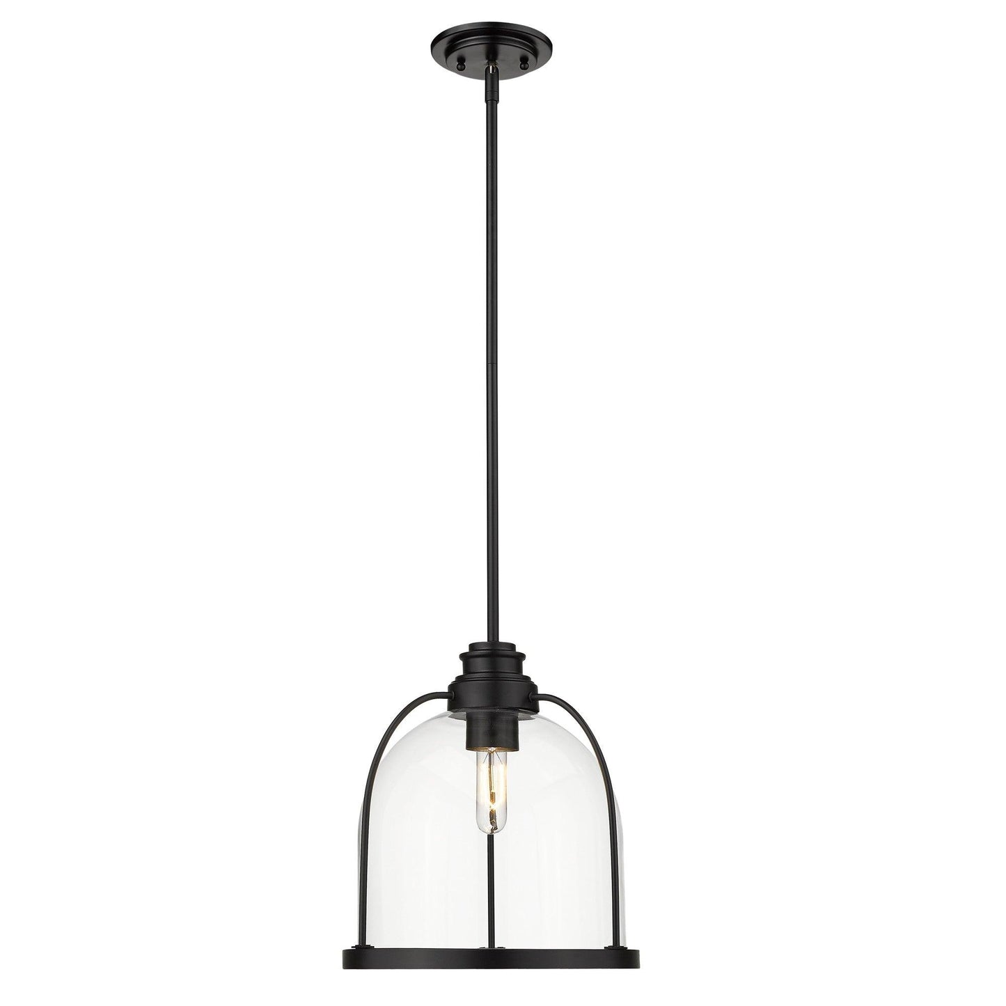 Stanton 1-Light Matte Black Pendant - AFS