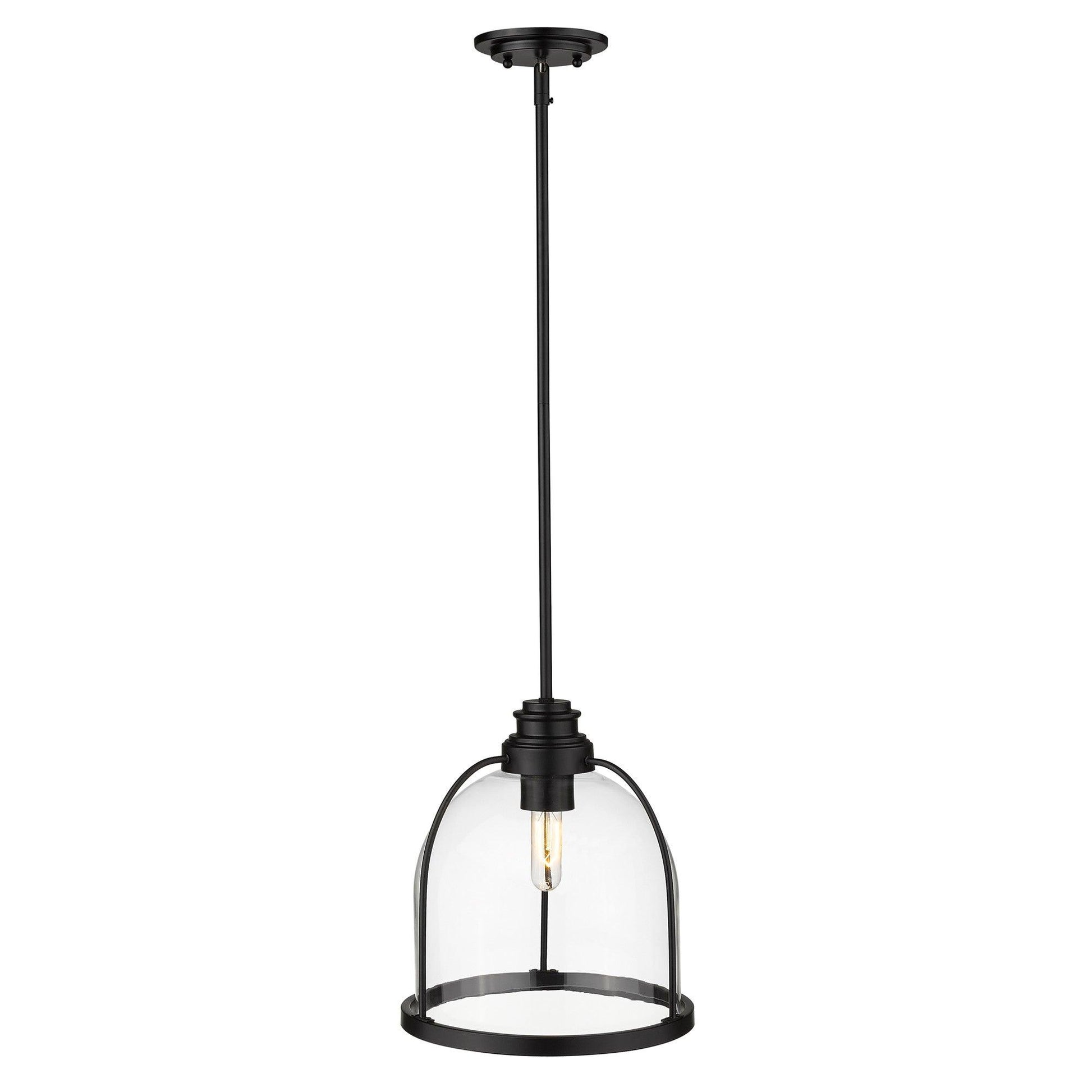 Stanton 1-Light Matte Black Pendant - AFS