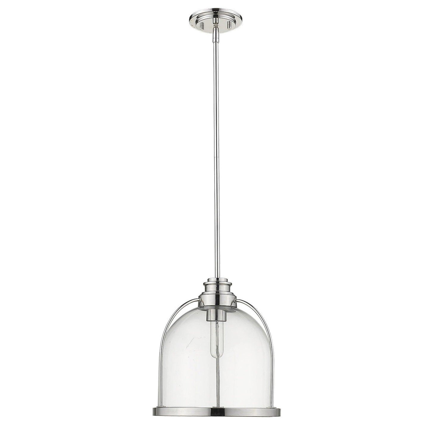 Stanton 1-Light Polished Nickel Pendant - AFS