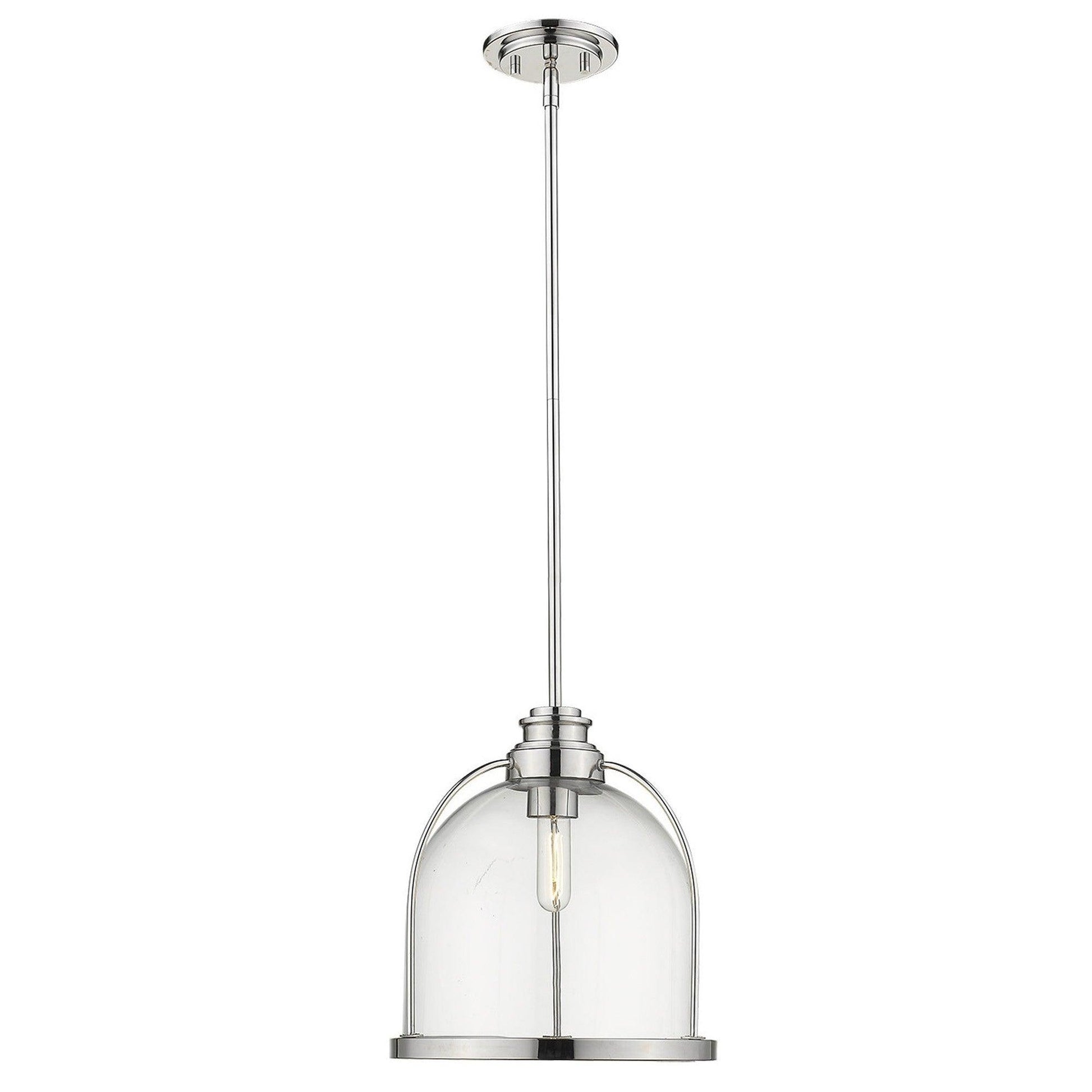 Stanton 1-Light Polished Nickel Pendant - AFS