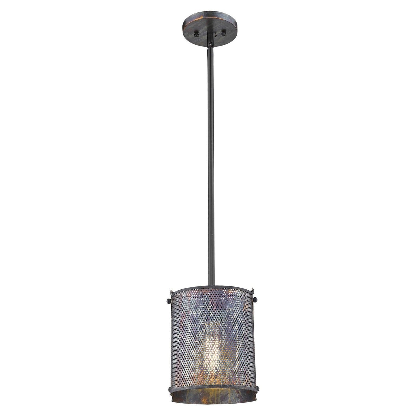 Ryker 1-Light Bronze Patina Pendant - AFS