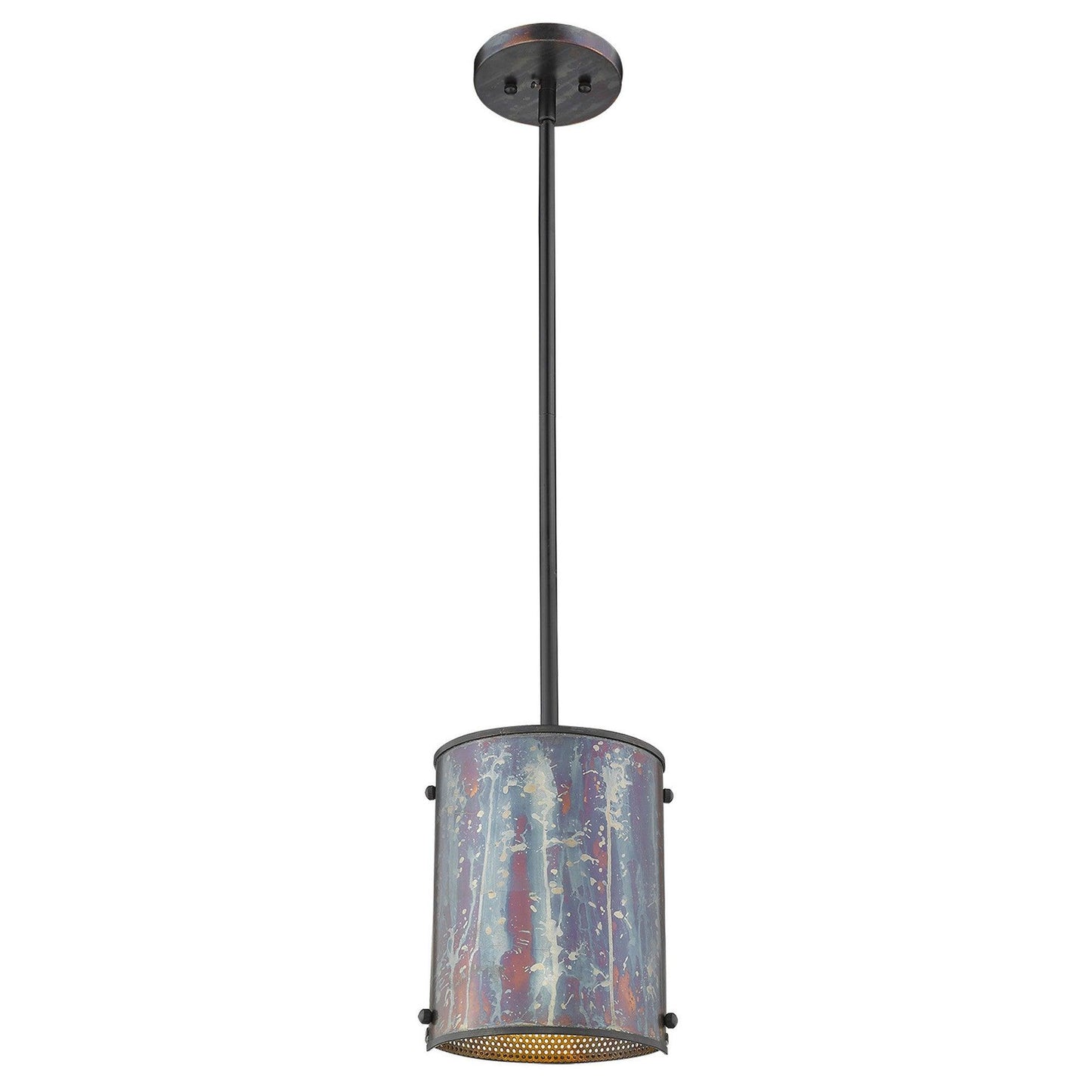 Ryker 1-Light Bronze Patina Pendant - AFS