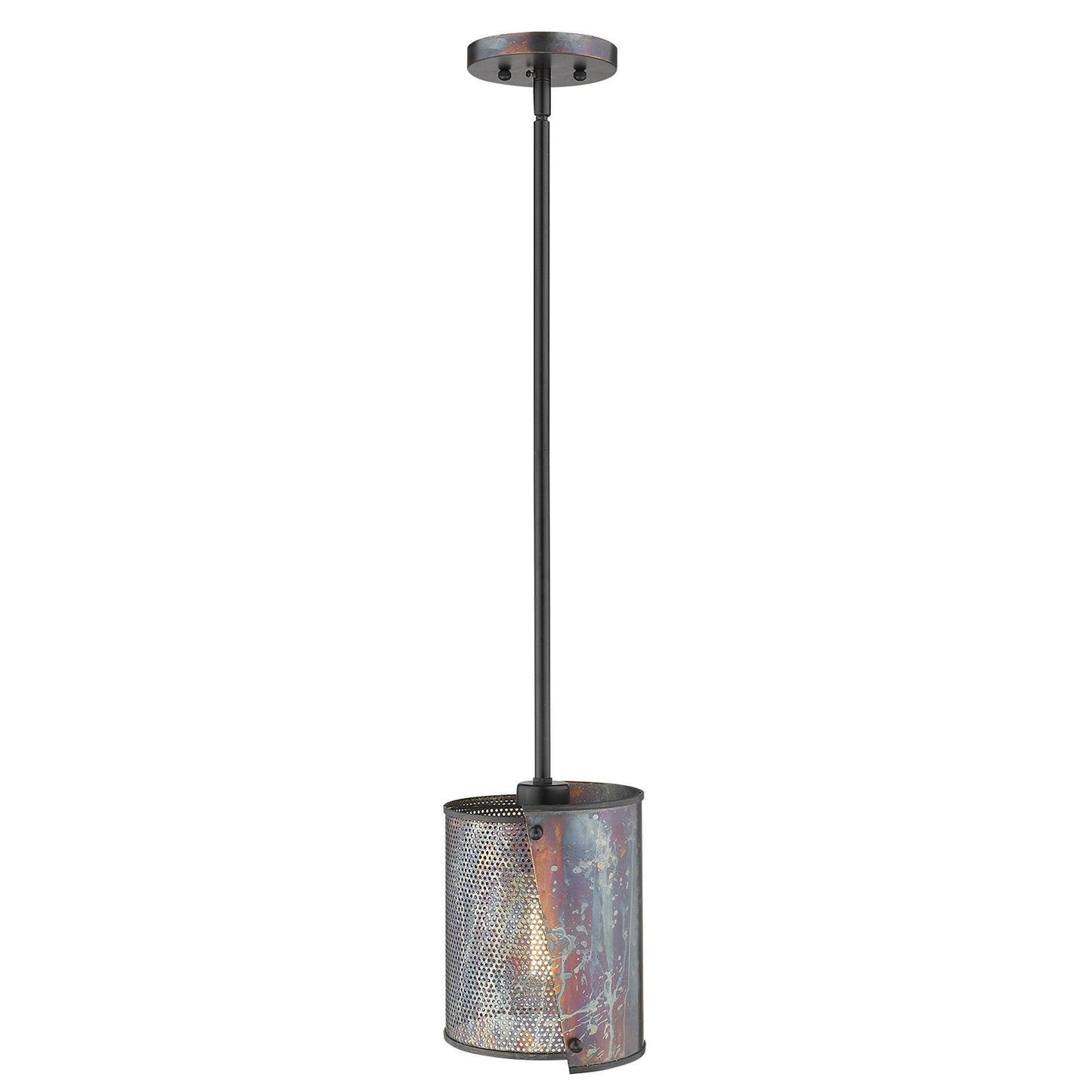 Ryker 1-Light Bronze Patina Pendant - AFS