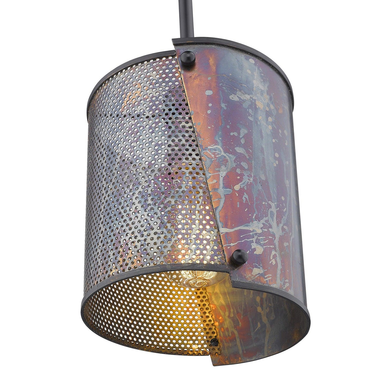 Ryker 1-Light Bronze Patina Pendant - AFS