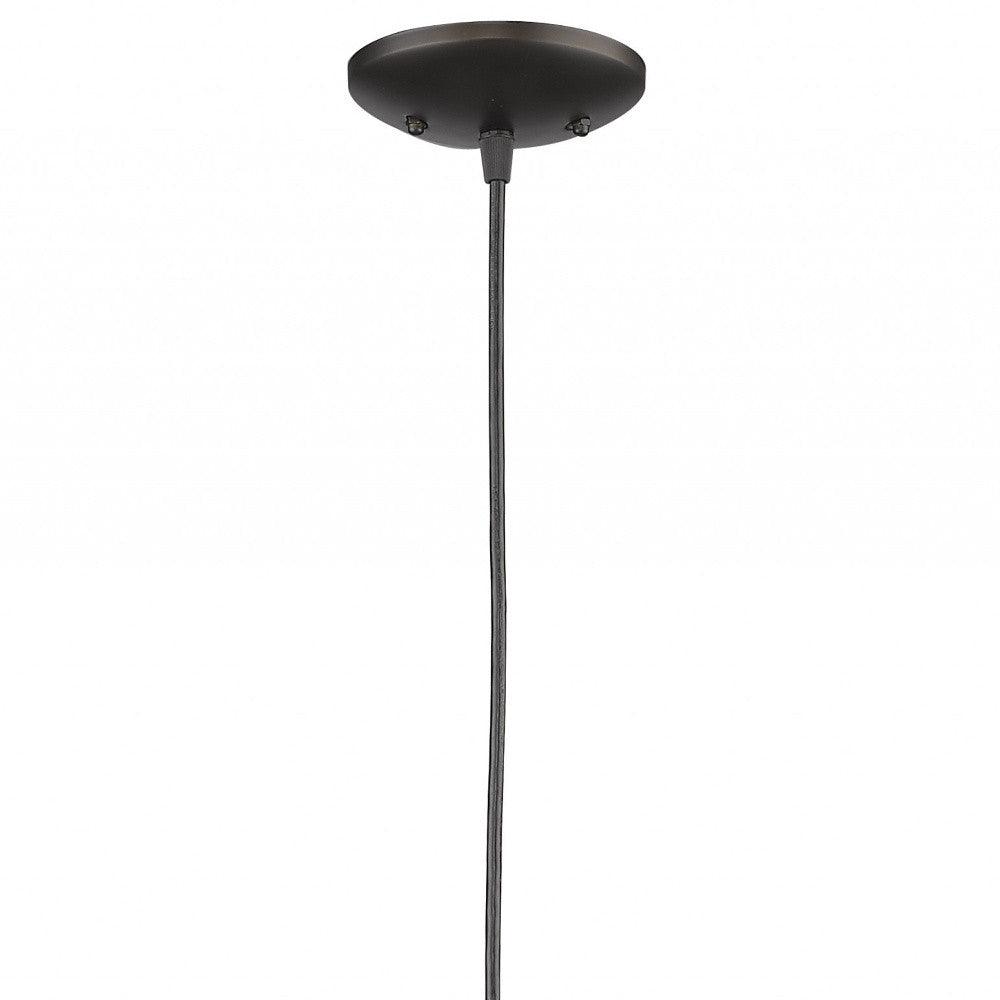 Industrial Brushed Bronze Hanging Light - AFS