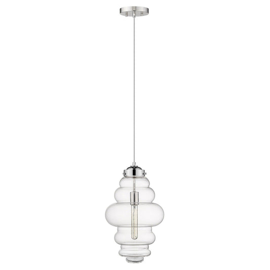 Ballina 1-Light Polished Nickel Mini-Pendant - AFS