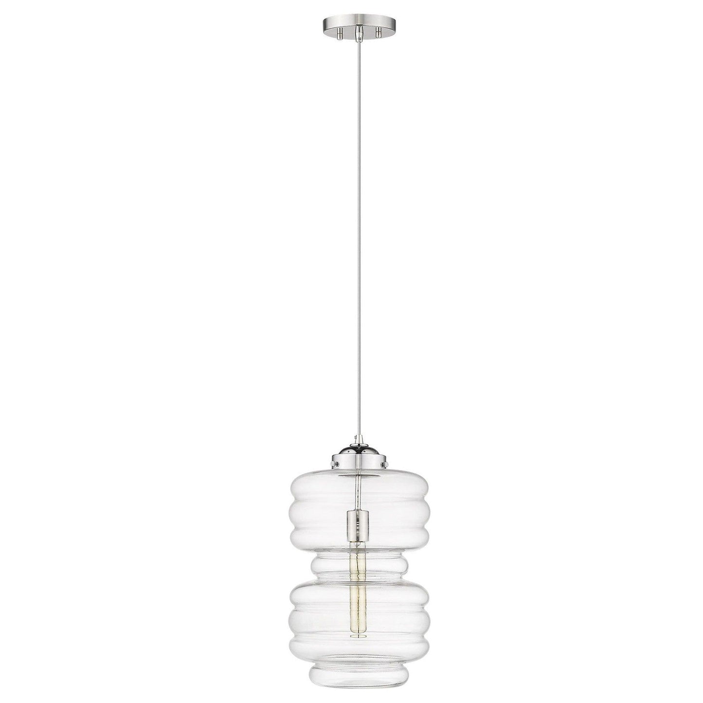 Ballina 1-Light Polished Nickel Mini-Pendant - AFS