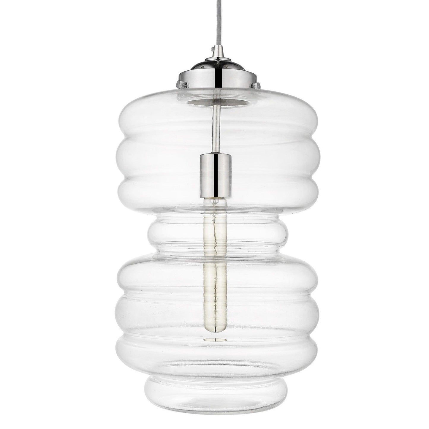 Ballina 1-Light Polished Nickel Mini-Pendant - AFS