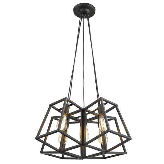 Tiberton 5-Light Oil-Rubbed Bronze Chandelier - AFS