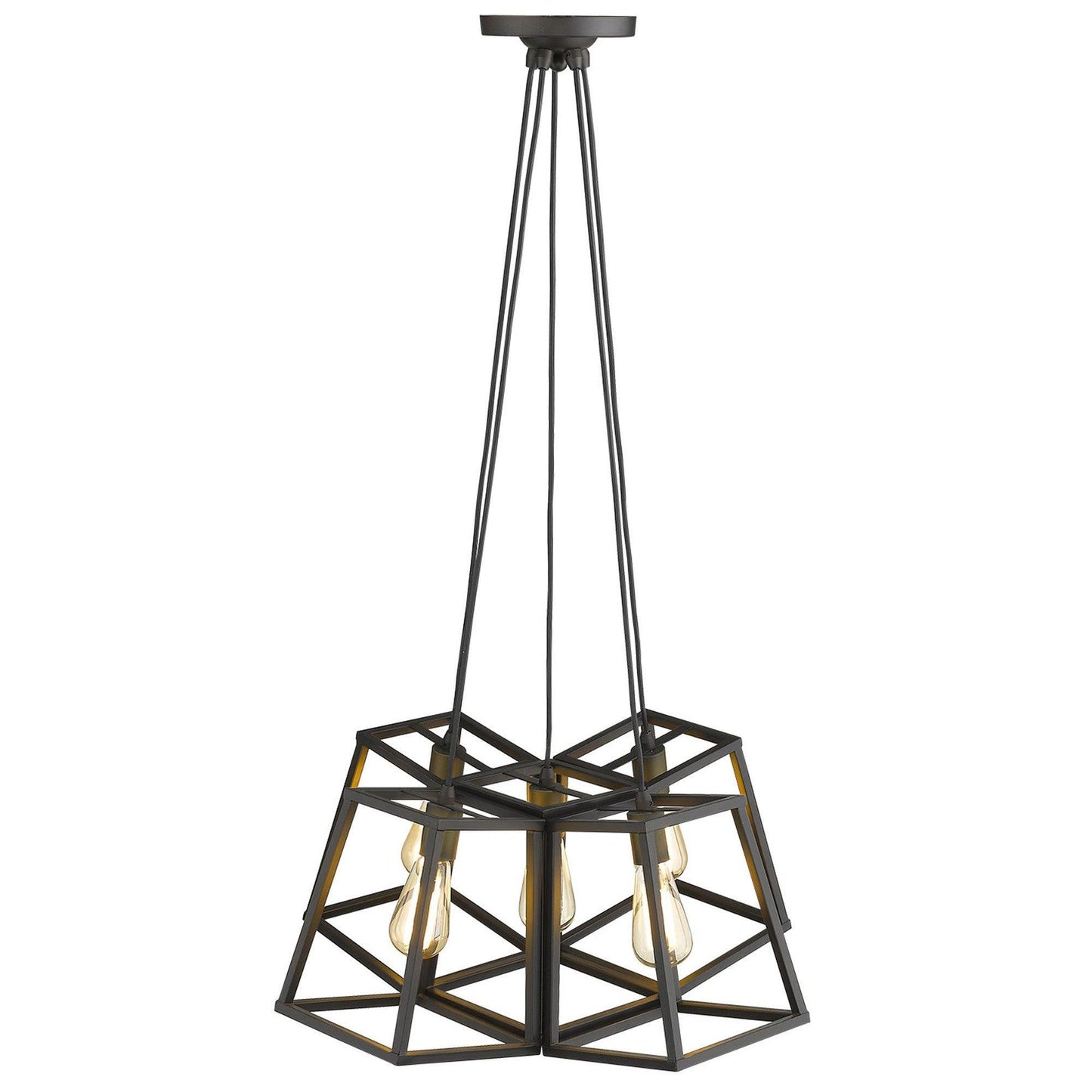 Tiberton 5-Light Oil-Rubbed Bronze Chandelier - AFS