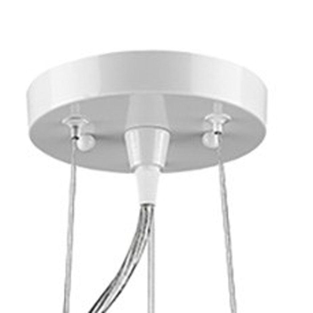 Layla 1-Light White Bowl Pendant - AFS