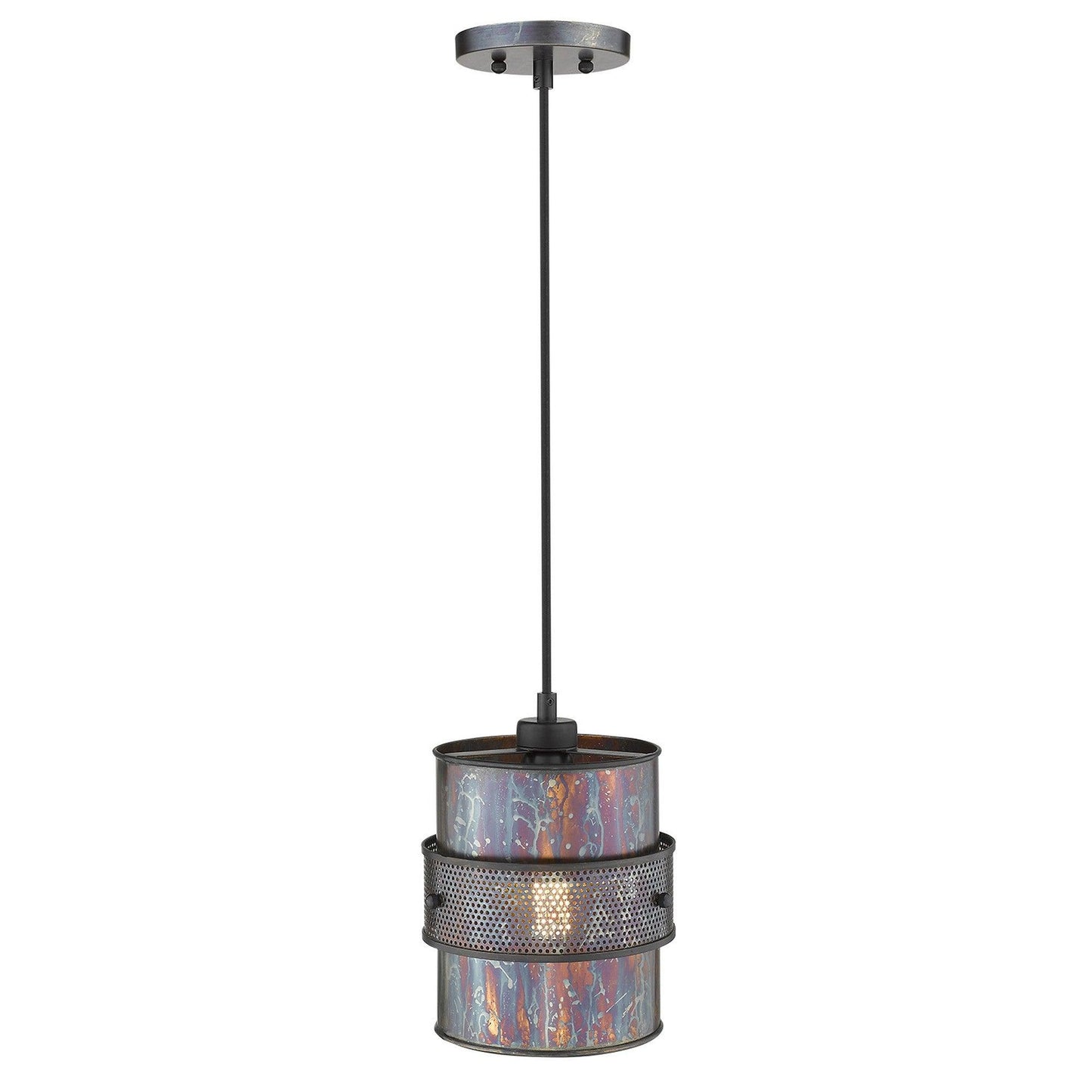 Ryker 1-Light Bronze Patina Pendant - AFS