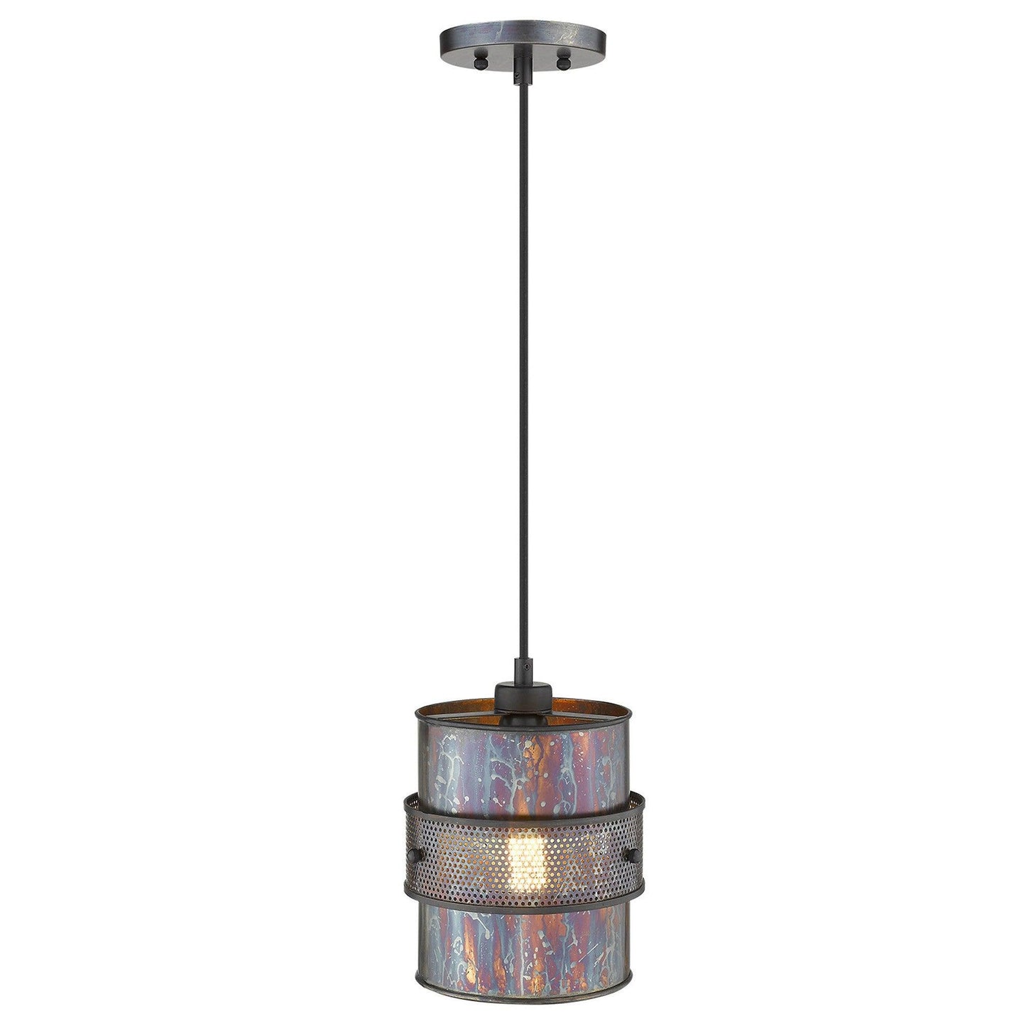 Ryker 1-Light Bronze Patina Pendant - AFS