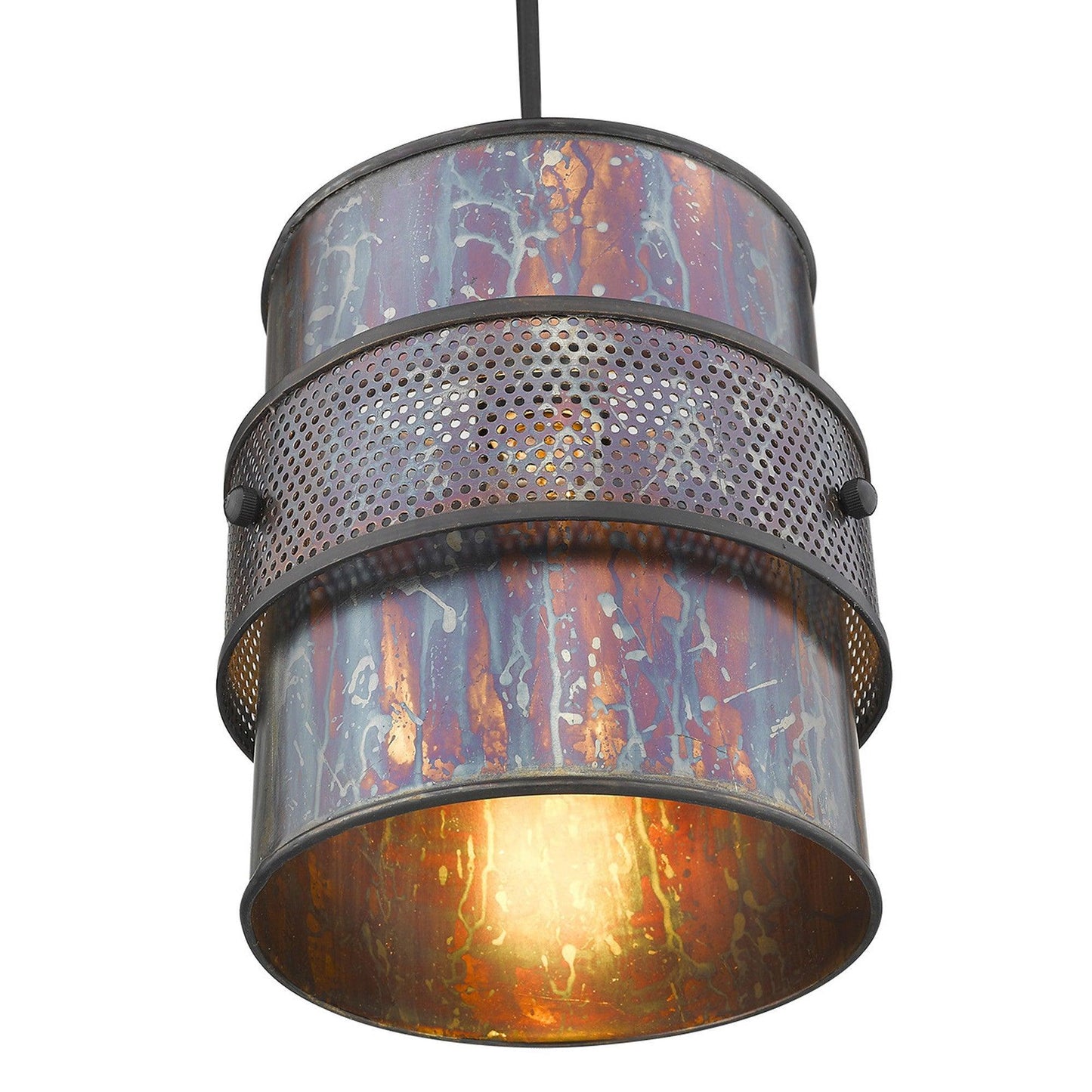 Ryker 1-Light Bronze Patina Pendant - AFS