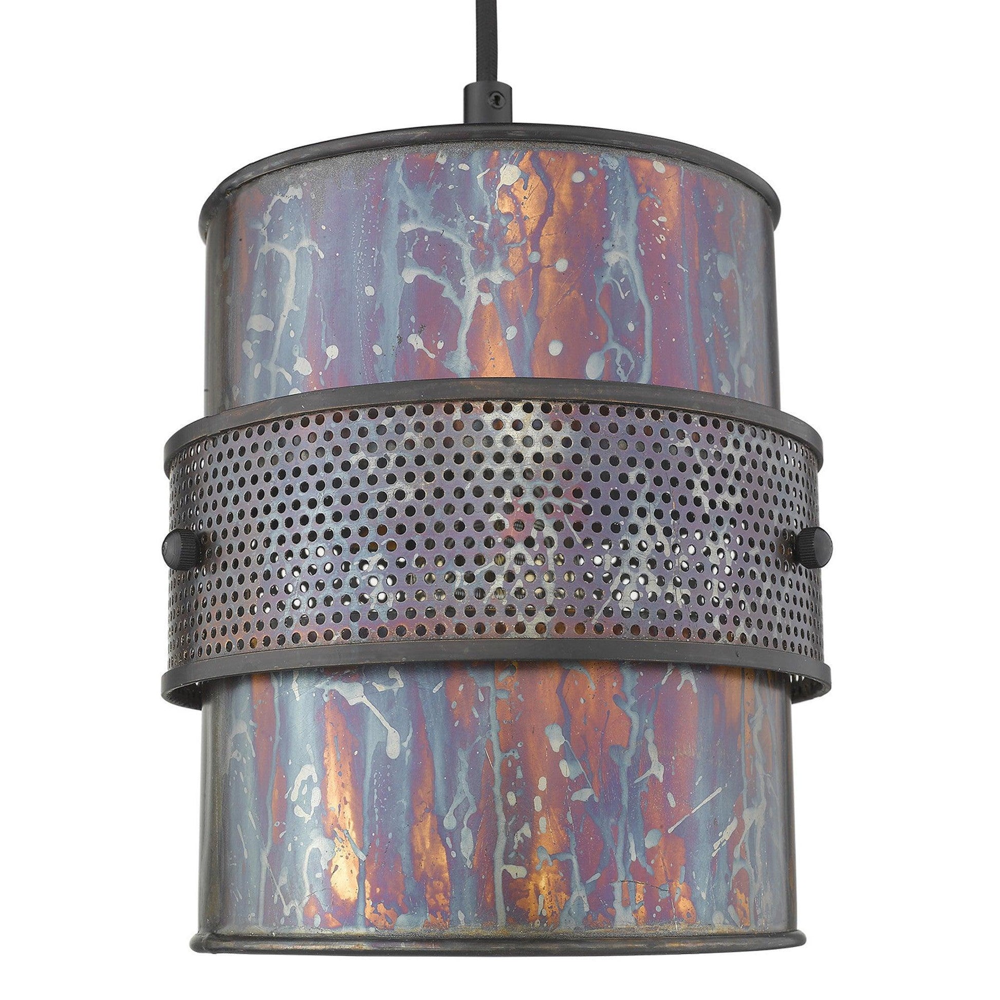 Ryker 1-Light Bronze Patina Pendant - AFS