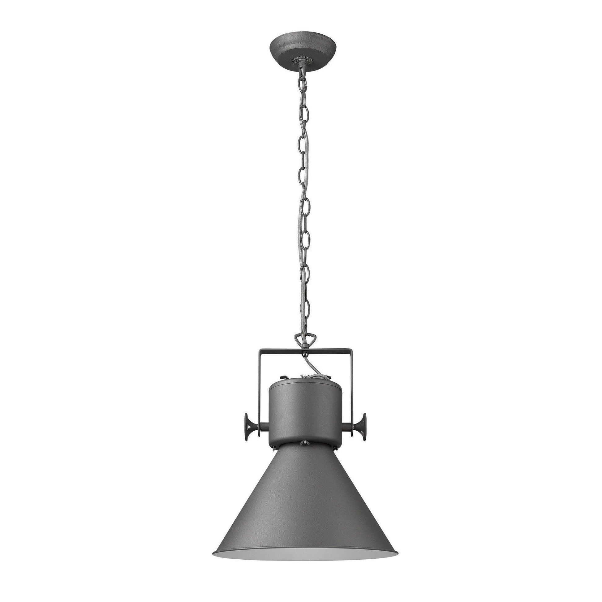 Crew 1-Light Gray Pendant - AFS