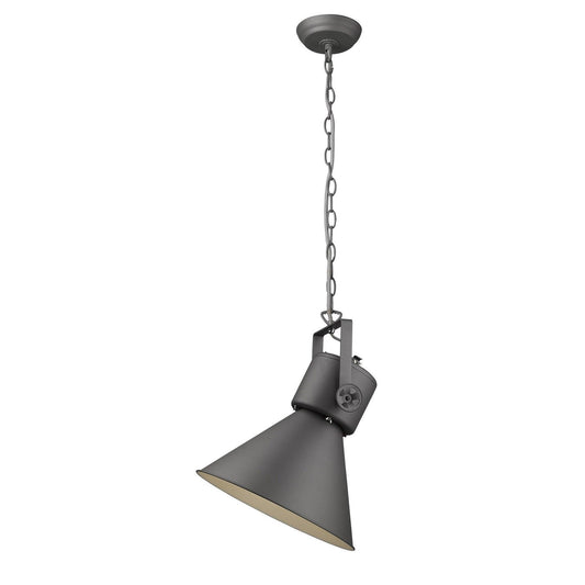 Crew 1-Light Gray Pendant - AFS