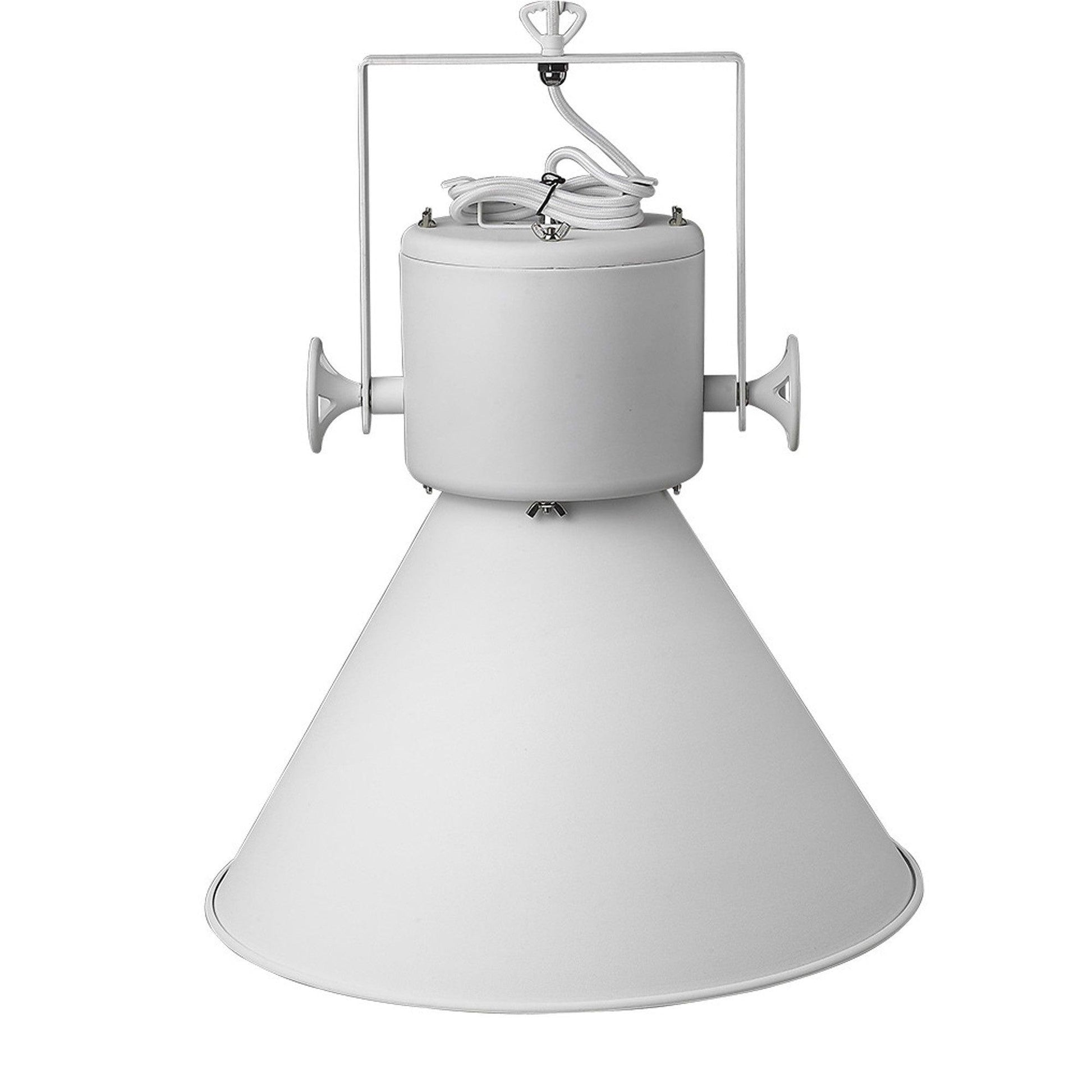 Crew 1-Light White Pendant - AFS