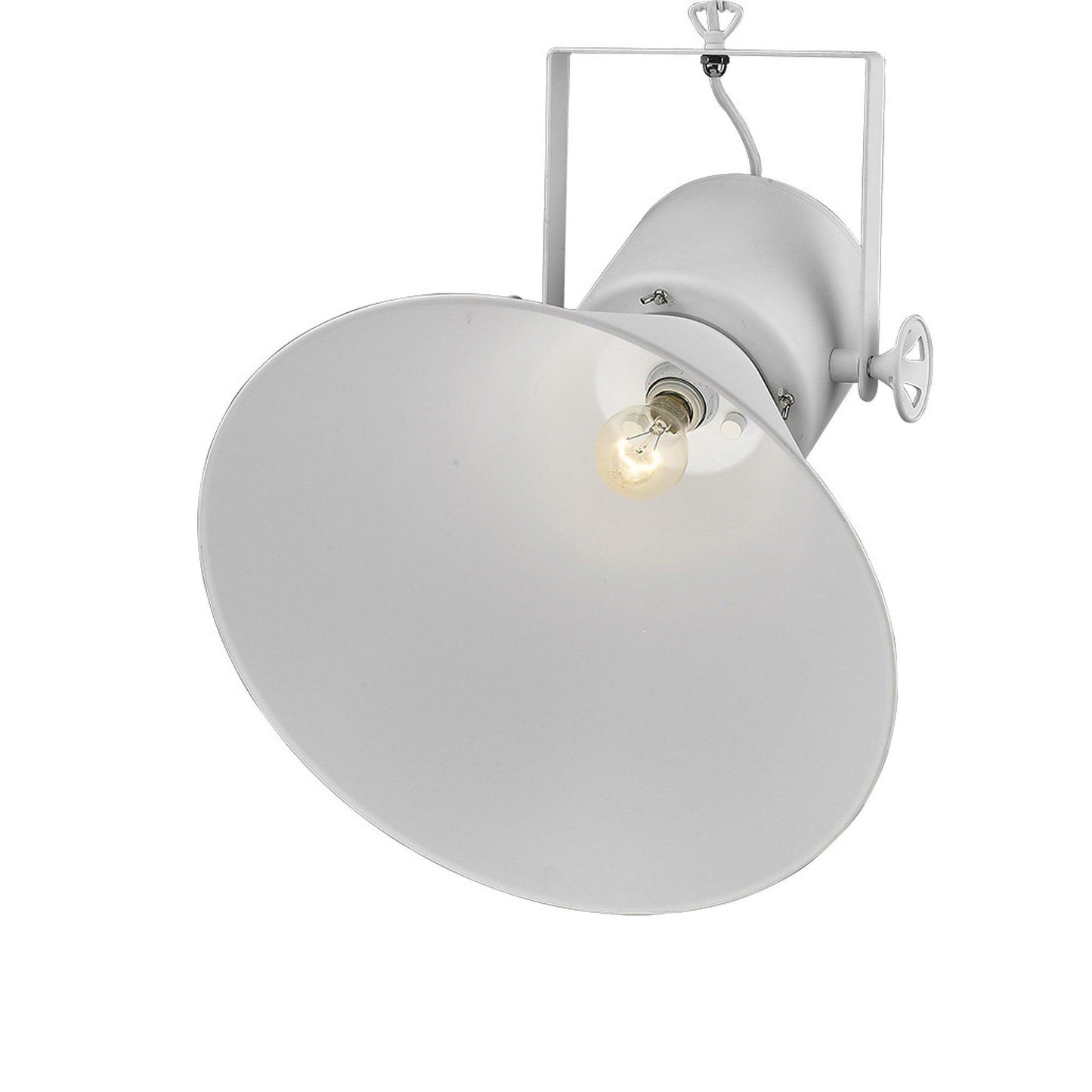 Crew 1-Light White Pendant - AFS