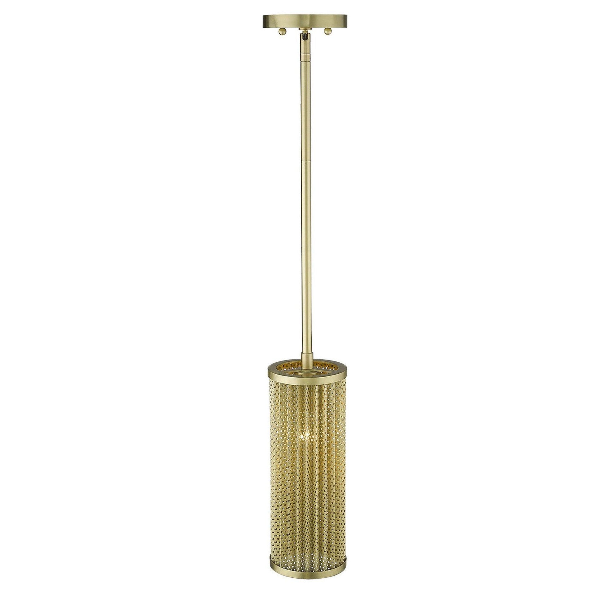 Basetti 1-Light Gold Pendant - AFS