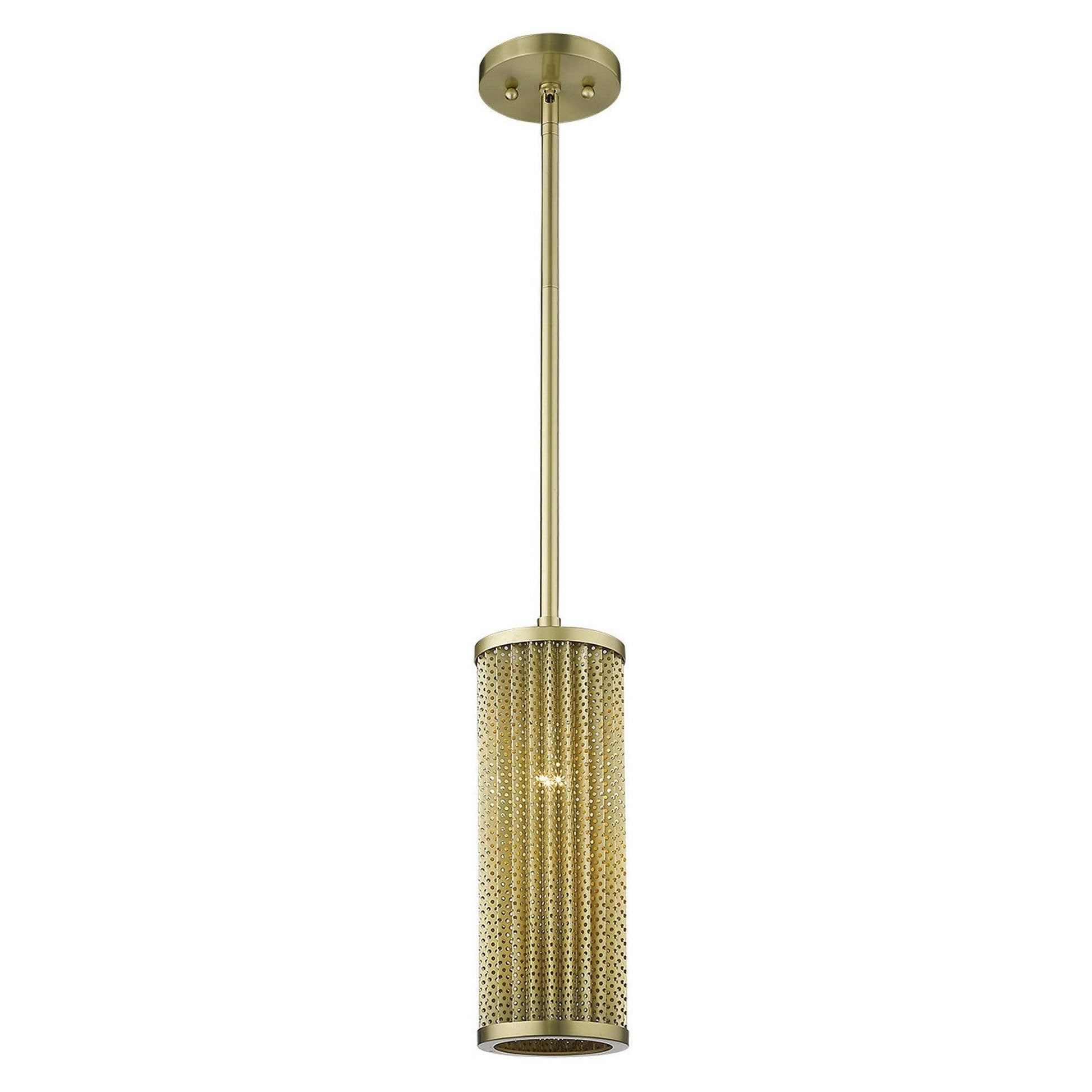 Basetti 1-Light Gold Pendant - AFS